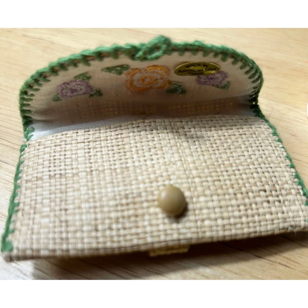 American Girl Kit Kittredge Woven Purse & Handkerchief SET Meet Accessory